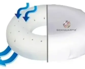 Almohadón Aro Antiescaras Dona Ventilado Schwartz